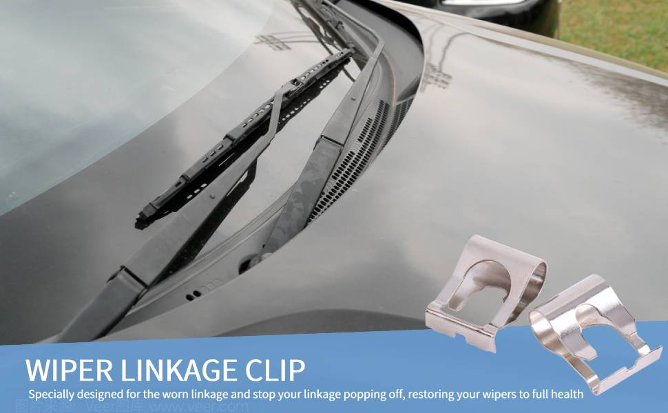 1 Pair Wiper Linkage Repair Clip, Windscreen Wiper Motor Linkage Repair