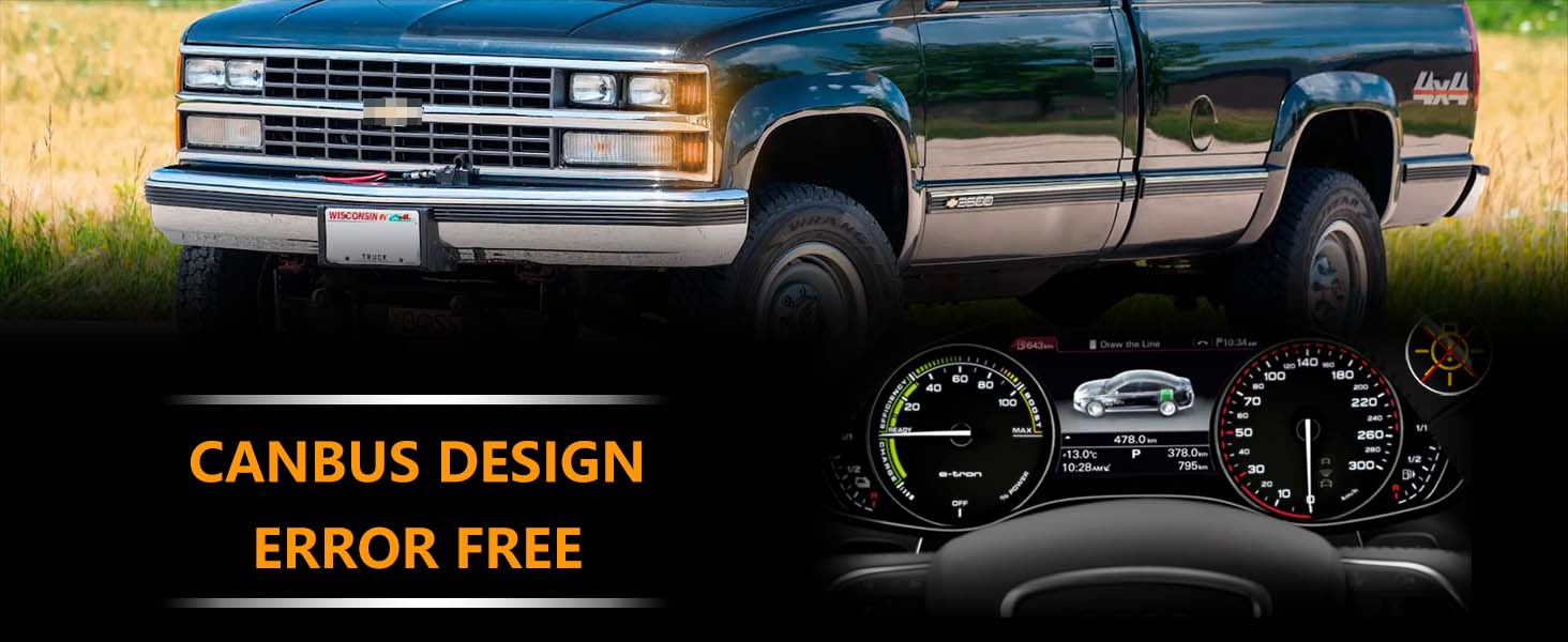 OFFKAT LED Front Corner Side Marker Lights for Chevy C/K