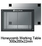 SCULPFUN Honeycomb Working Table 300x200x22mm, Laser Cutting Honeycomb Laser Bed for CO2 or Diode...