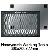 SCULPFUN Honeycomb Working Table 300x200x22mm, Laser Cutting Honeycomb Laser Bed for CO2 or Diode...