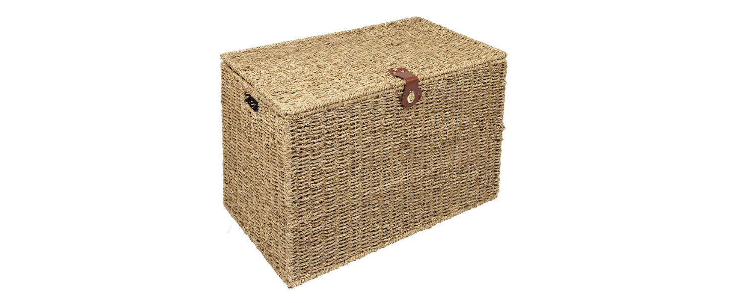 storage trunk, basket, basket with lid, storage box with lid, storage basket with lid