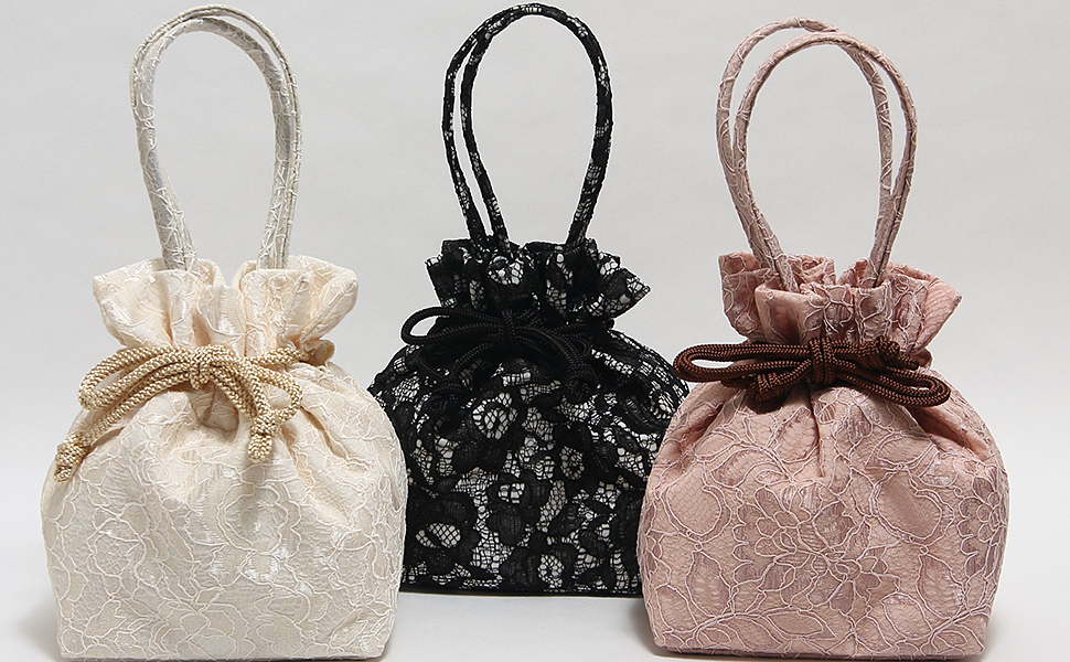 Lace Drawstring Bag