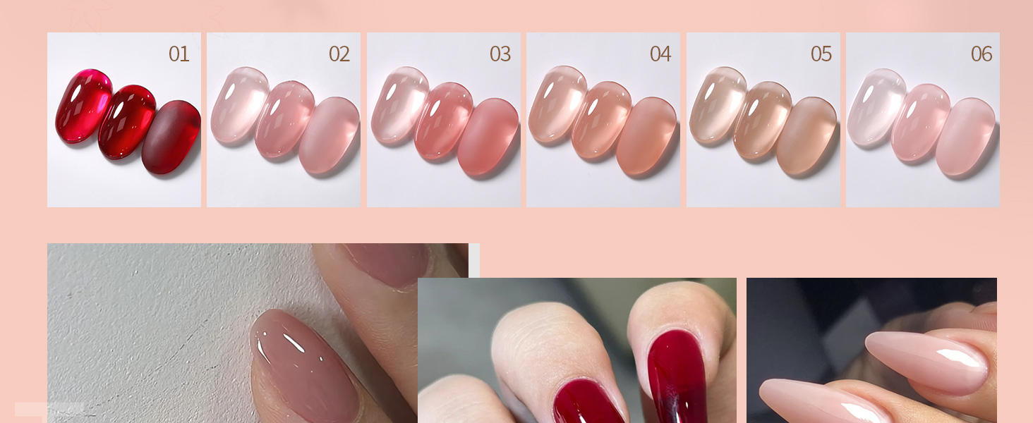 Jelly Nail Polish Set