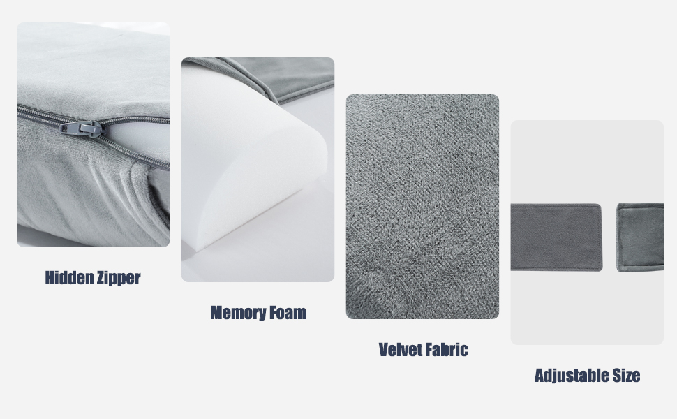 HOMBYS Memory Foam Sleep Position Training Pillow - Grey for Back and Side Sleepers Adjustable Semi Roll Body Supportive 39eccb60 4ecd 4d61 B792 B2881ea24d47. CR0,0,970,600 PT0 SX970 V1