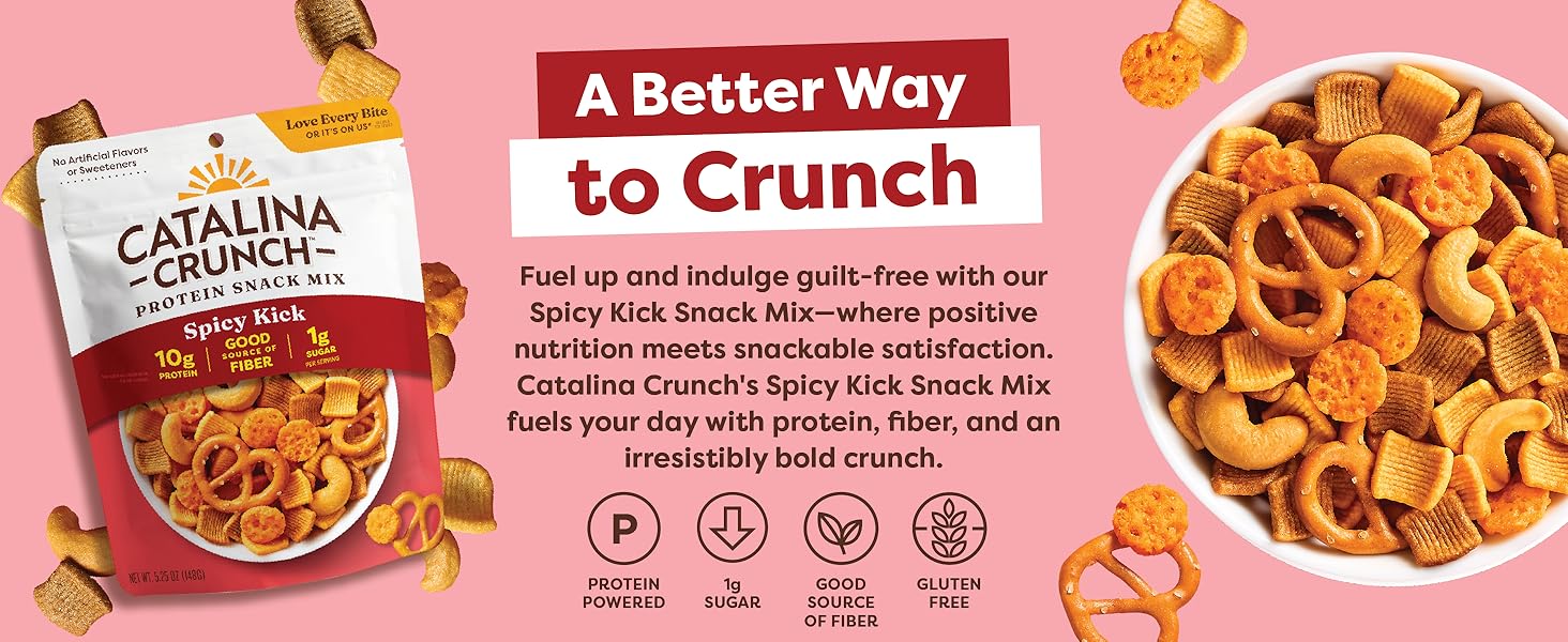 Spicy Kick Crunch Mix benefits