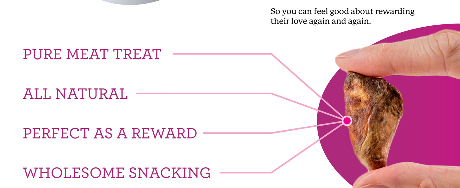 pure meat treat natural ingredients training snack