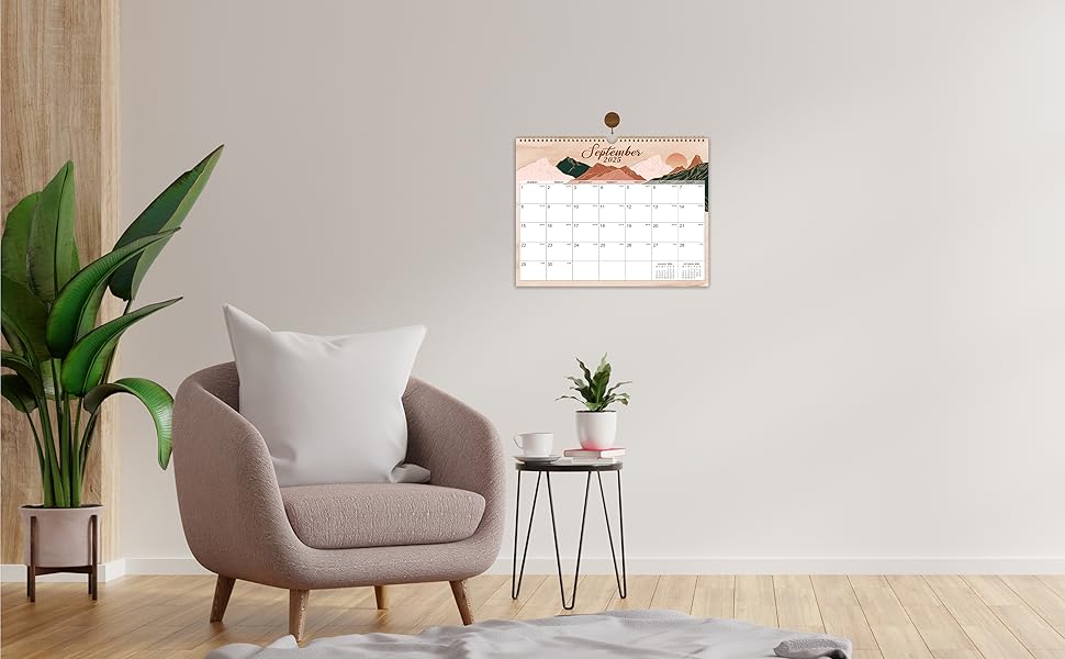Calendar 2025 Wall Calendar 2025 UK, 12 Month to View Clanedar 2025
