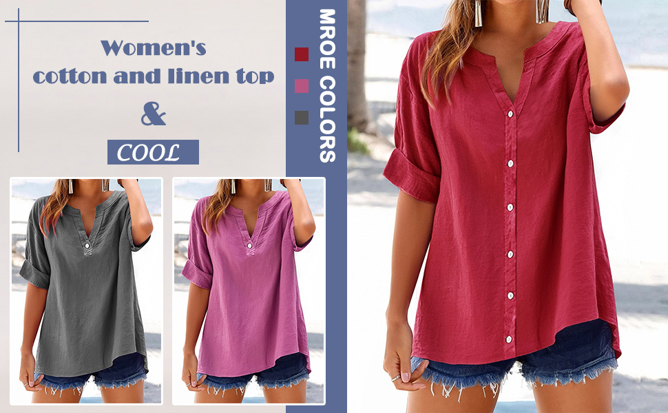 linen shirts for women