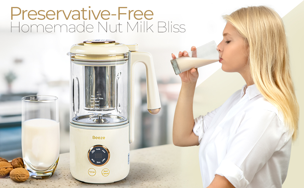 Preservative Free Nut Milk