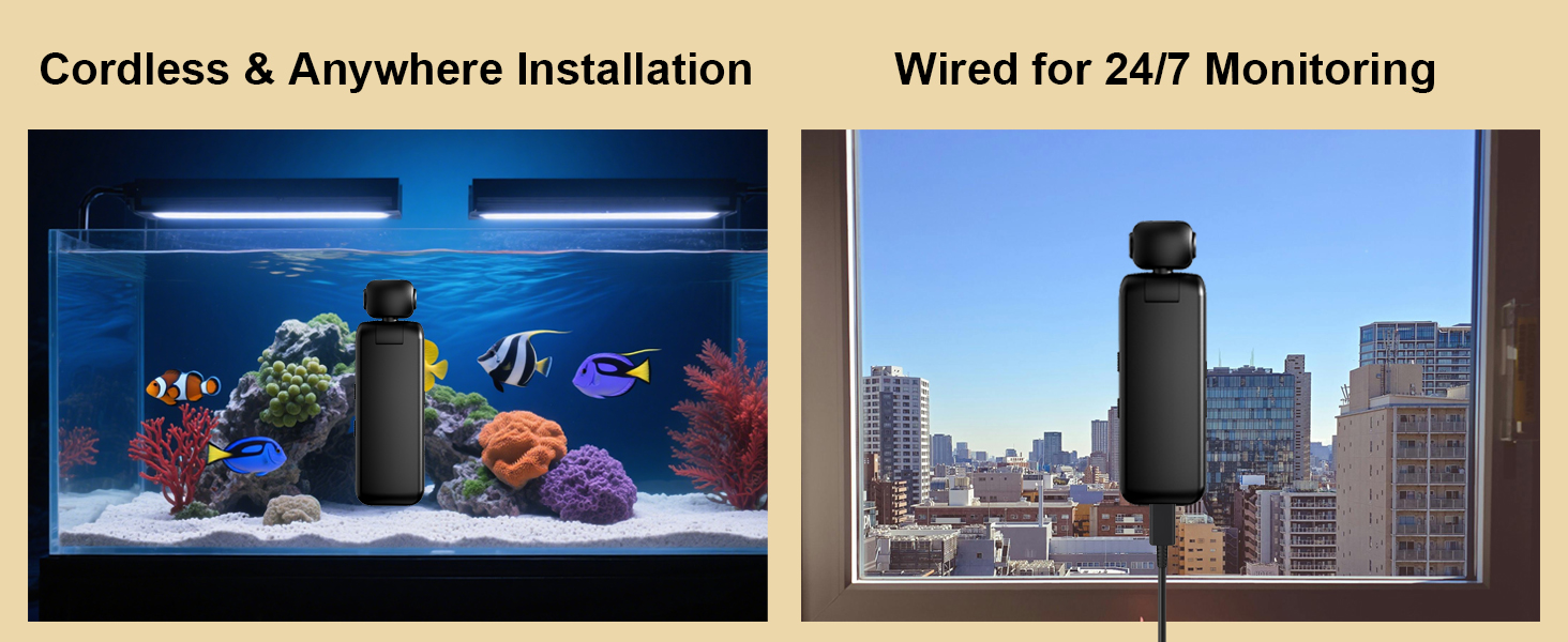 window camera home indoor outdoor security camera aquarium camera