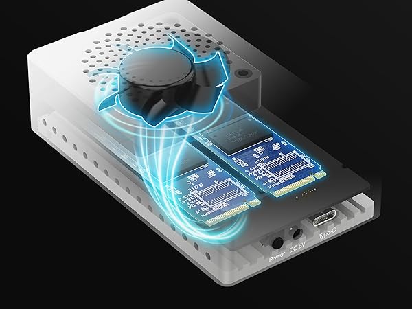 M.2 NVMe Dual Bay Enclosure EC-SSD2