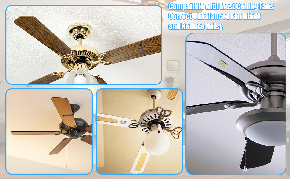16Pcs Ceiling Fan Balancing Kits Universal Ceiling Fan Blade Balancing