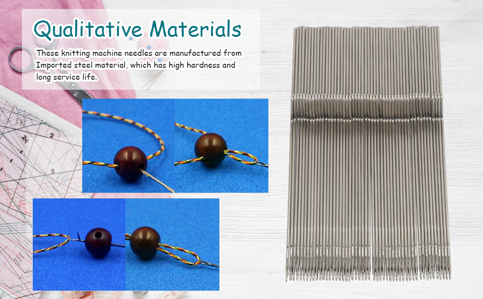 HEEPDD 50Pcs Steel Knitting Machine Needles Set, KR830 KR838 KR850