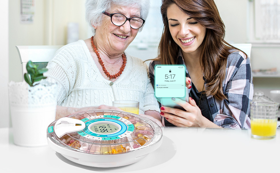 Betife Smart Automatic Pill Dispenser, 28 Compartments