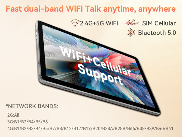 tablet cellular and wifi unlocked