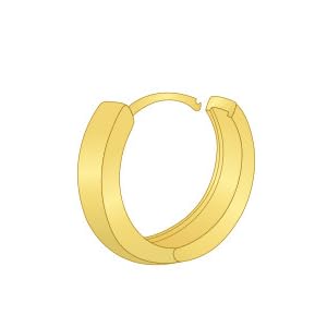 Gold Plated Hoop Earrings