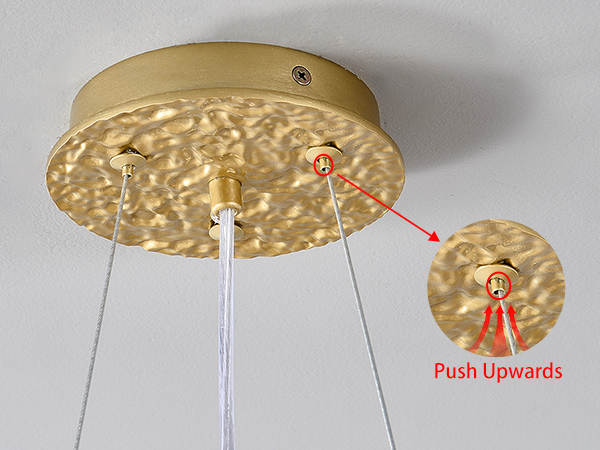 VBKK 24-Inch Capiz Shell Chandelier, 8-Light Gold Coastal