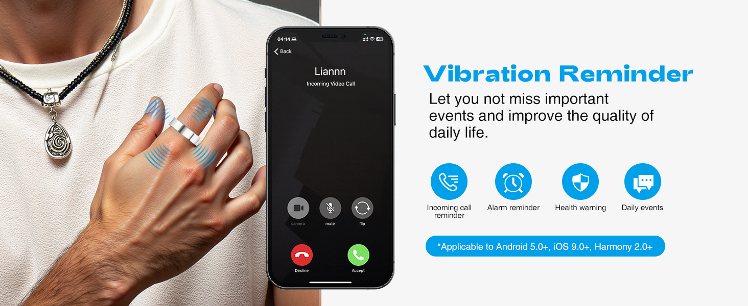 Smart Ring for Women Men