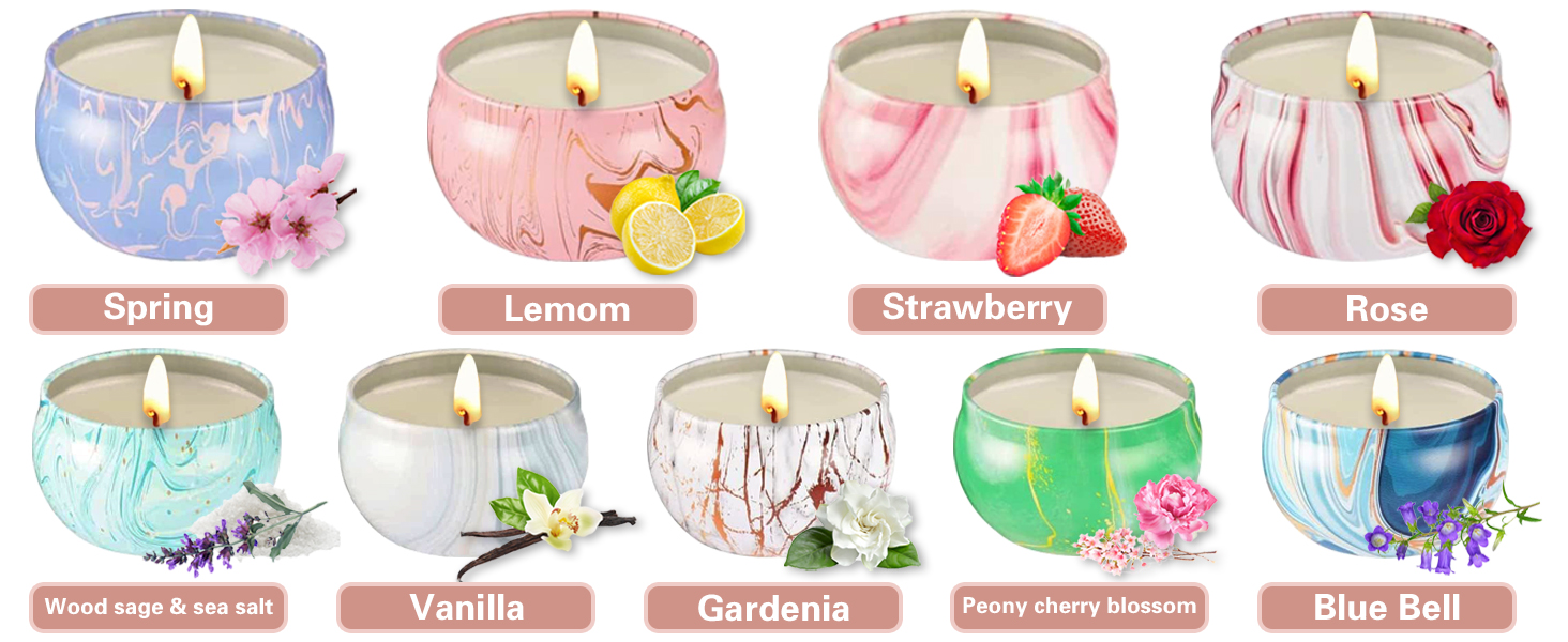Candles for Home Scented, Ideal for Birthday, Christmas, Thanksgiving, Mother's Day