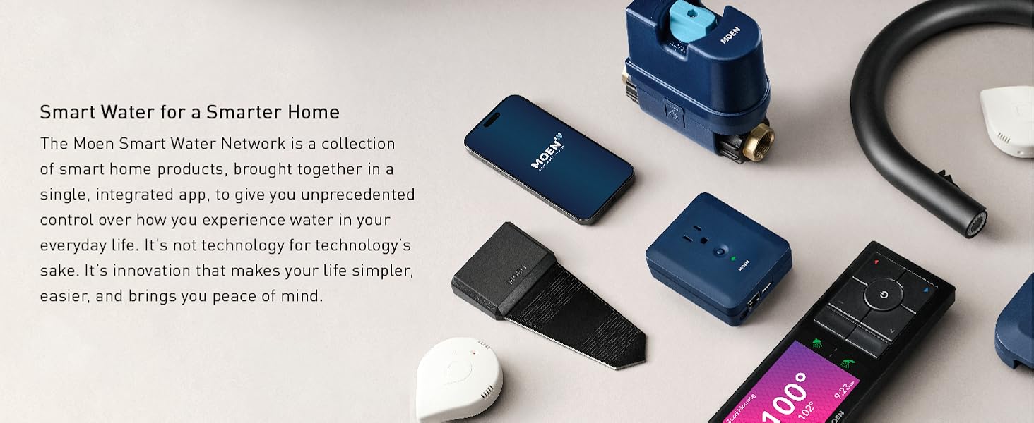 Moen 900002 Flo by Moen 11/4Inch Smart Water Shutoff