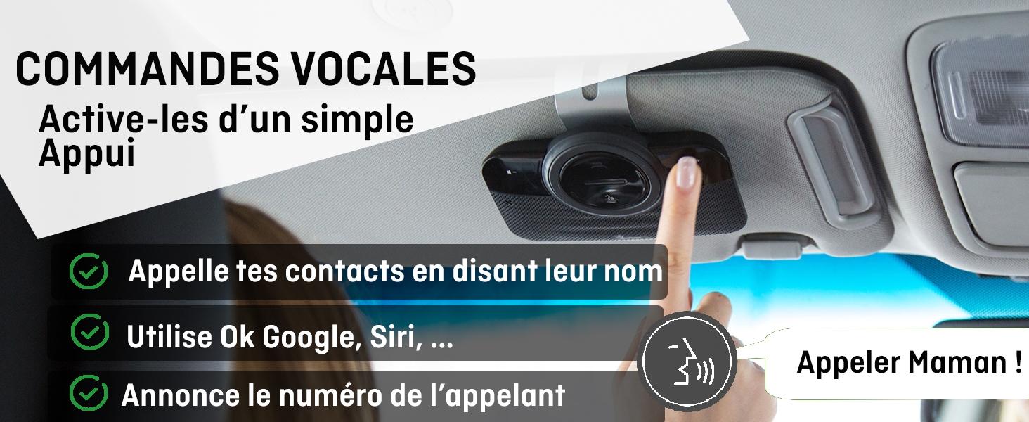 Veopulse BPro 2 Kit Main Libre Voiture Bluetooth avec allumage et