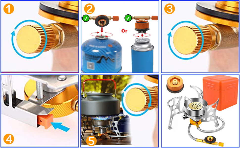 3900W Camping Stove Gas Portable