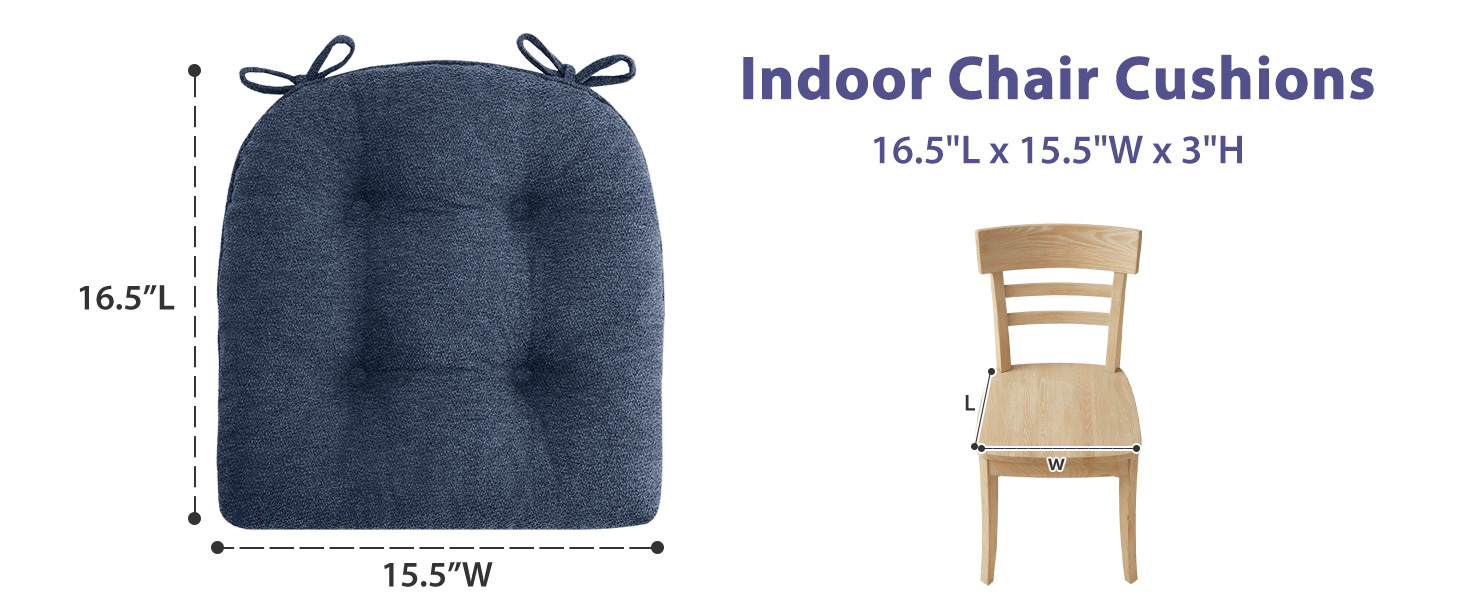 Kitchen chair pads Set of 4, dining chairs cushons set of 4, dining chair pads for dining chairs