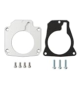 Eiahonen LS Drive By Cable Throttle Body Adapter Kit Compatible with LS3 4 Bolt Intake to LS1 3 B...