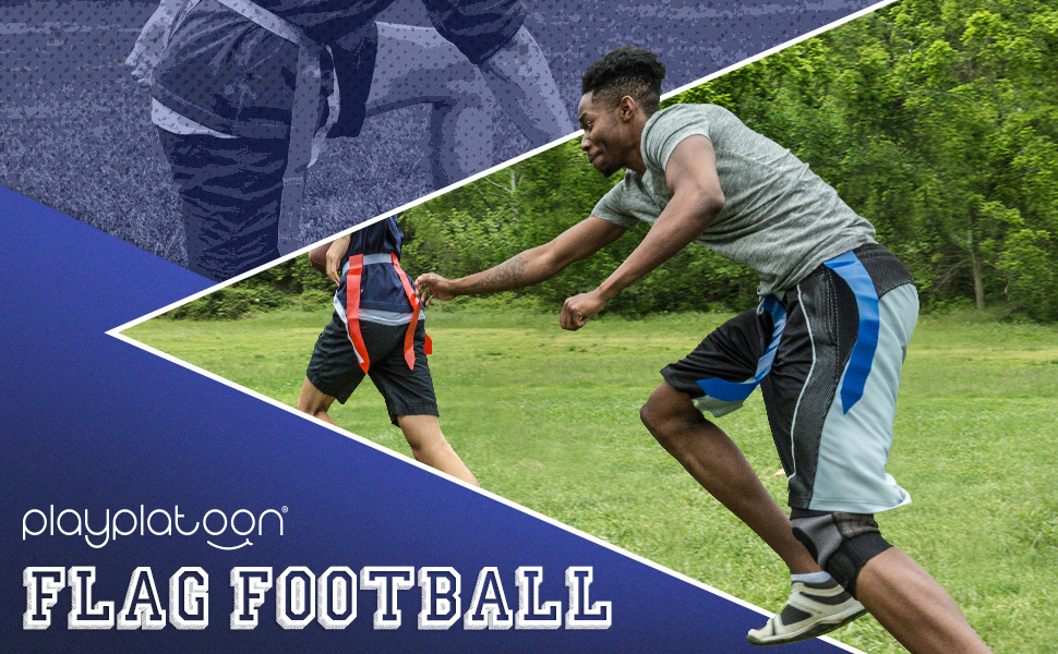 Play Platoon 14 Player Flag Football Set 14 Adjustable