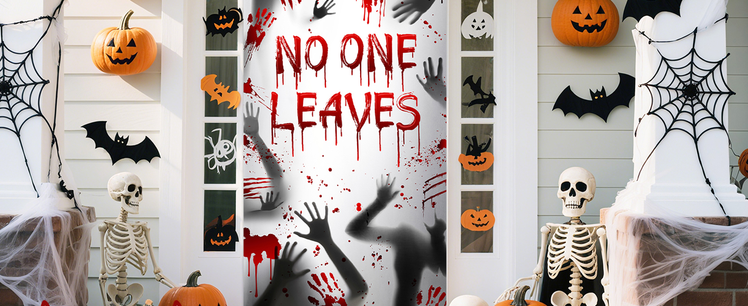 No One Leaves Party Background Decorations