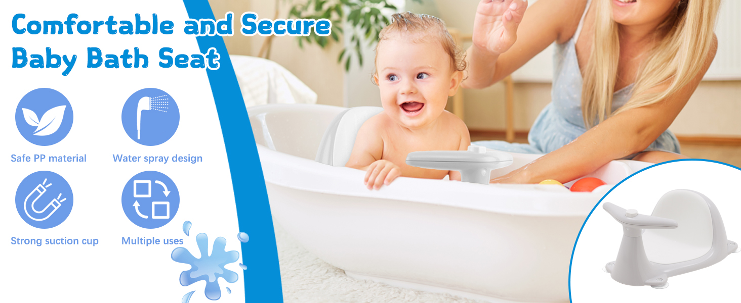 鲸鱼洗澡座椅灰色