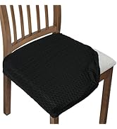 Adabana Seat Covers for Dining Room Chairs Set of 4, Removable Washable Chair Covers Seat Slipcov...