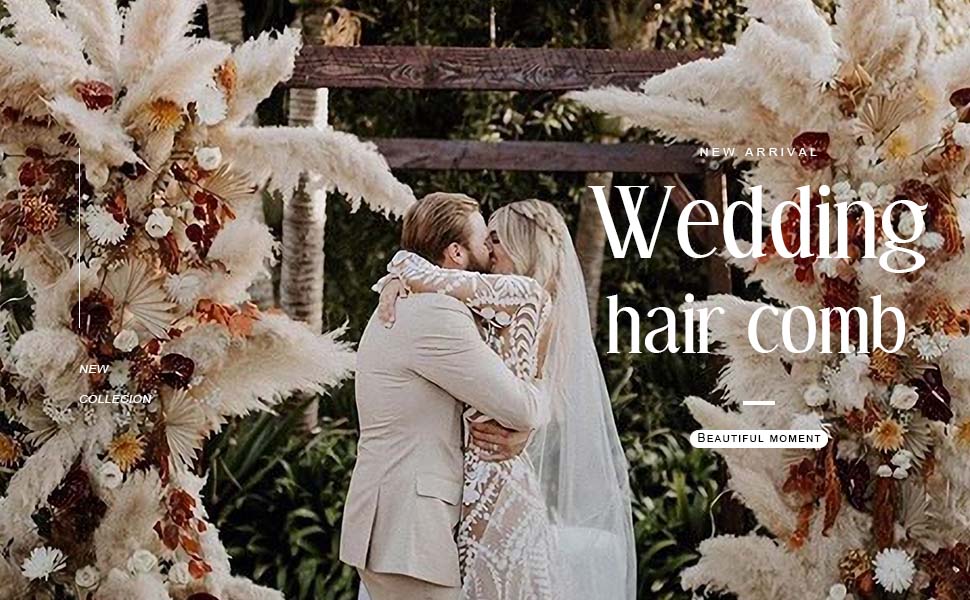 Crystal Hair Comb for Brides and Bridesmaids