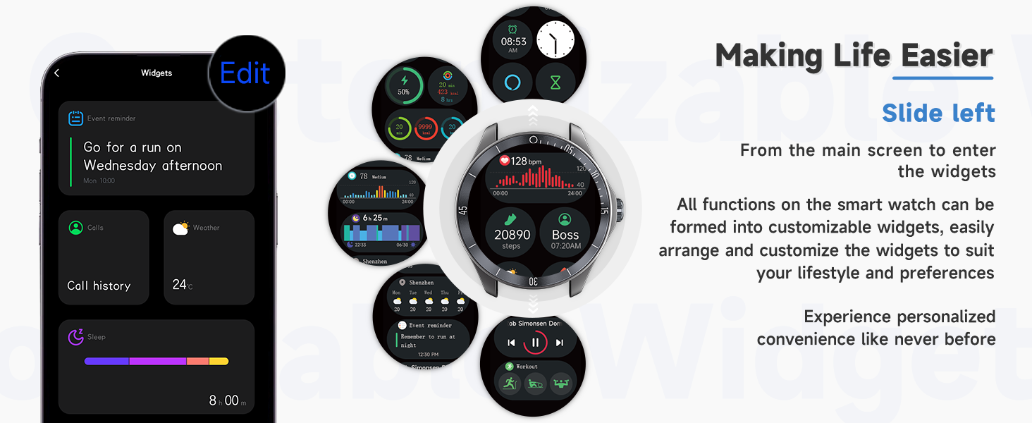 TOOBUR Smart Watches for men