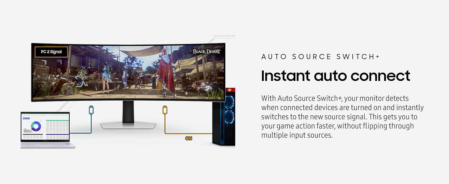 Samsung 49 inch Odyssey OLED G93SC Curved Gaming Monitor