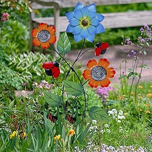 Flowers Garden Stake