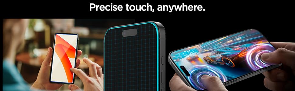 Made from High-Alumina Silicate tempered glass for defense against daily drops and scratches