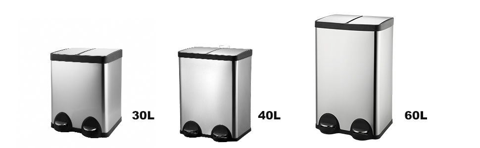 2x30L Double Bin