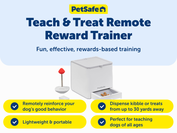 Amazon.com: PetSafe Teach & Treat Remote Reward Trainer