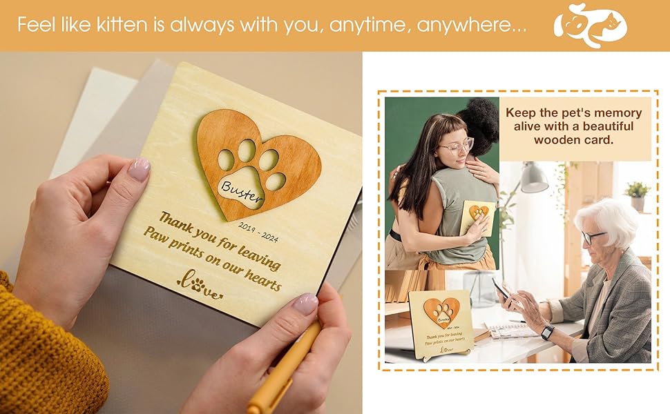 American Greetings Pet Sympathy Card for Dog, Death of Dog