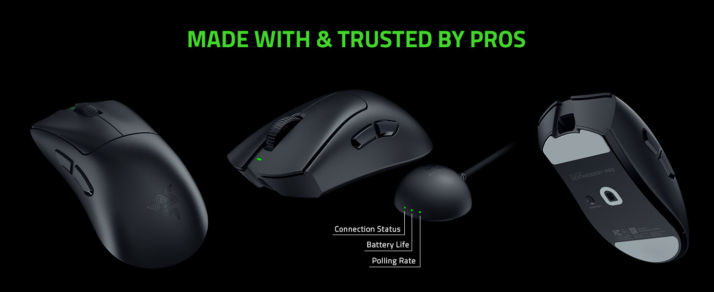 Buy Razer DEATHADDER V4 PRO Wireless Gaming Mouse (Black