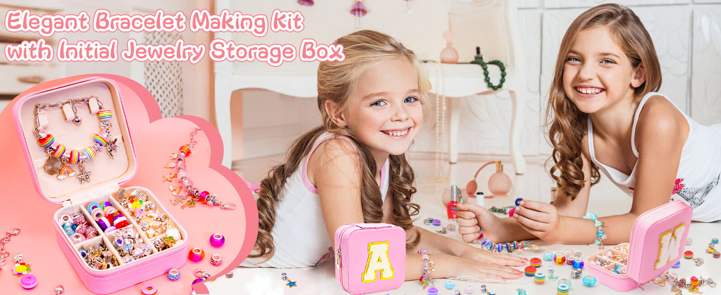 SUREHOME Charm Bracelet Making Kit for Girls 812, Kids