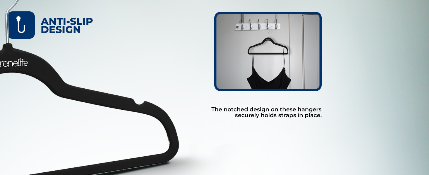 10 Pack Velvet Hangers - Non-Slip with 360° Swivel Hook Ultra-Thin, Lightweight Velvet Hangers