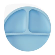 Pratinho Em Silicone Com Ventosa , Azul, Buba