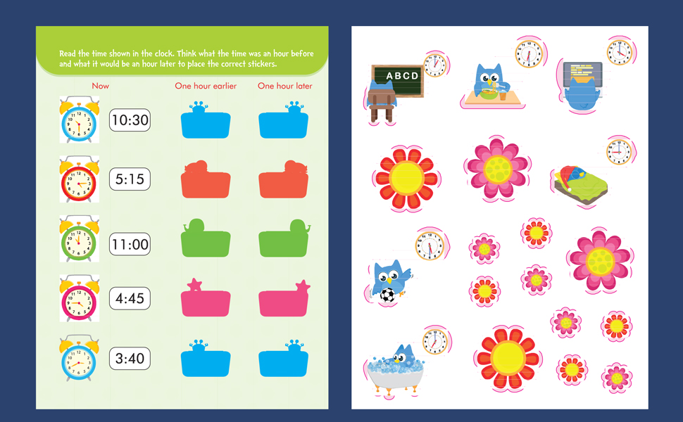 Tell the Time Sticker Activity Book