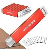 WORKPRO 12-Pack Box Cutter Retractable - Utility Knife with Single Edge Razor Blade - Razor Knife...