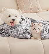 Luciphia Premium Soft Dog Blanket for Small Medium Large Dogs Washable 300GSM Fluffy Warm Fleece ...