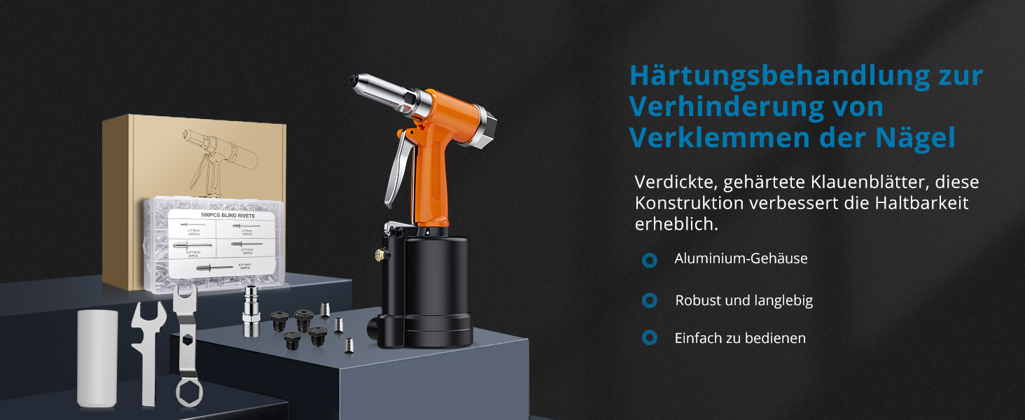 Druckluft Nietenzange