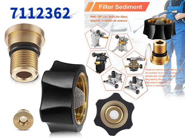 Amazon.com: DZQPPC Water Inlet Fitting ﻿7112362 for Simpson