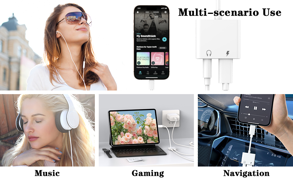 AUX AND CHARGER ADAPTER